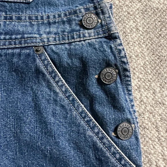 Vintage Women’s Bill Blass Dark Blue Denim Overalls - Picture 3 of 4